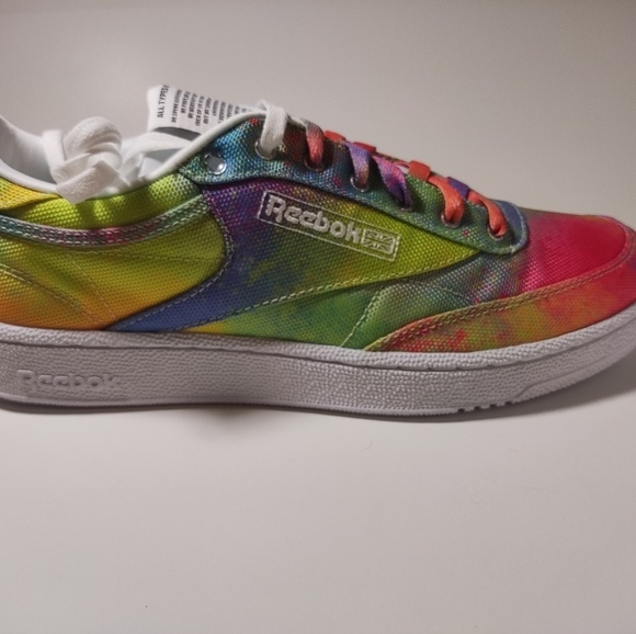 Reebok Club C Sneakers Pride Edition Size 10 - Picture 3 of 7
